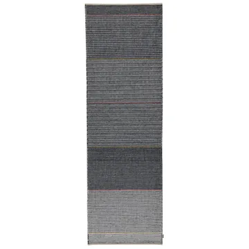 Tribulus One wool carpet 80x250 cm - black, white, red, yellow - Kateha