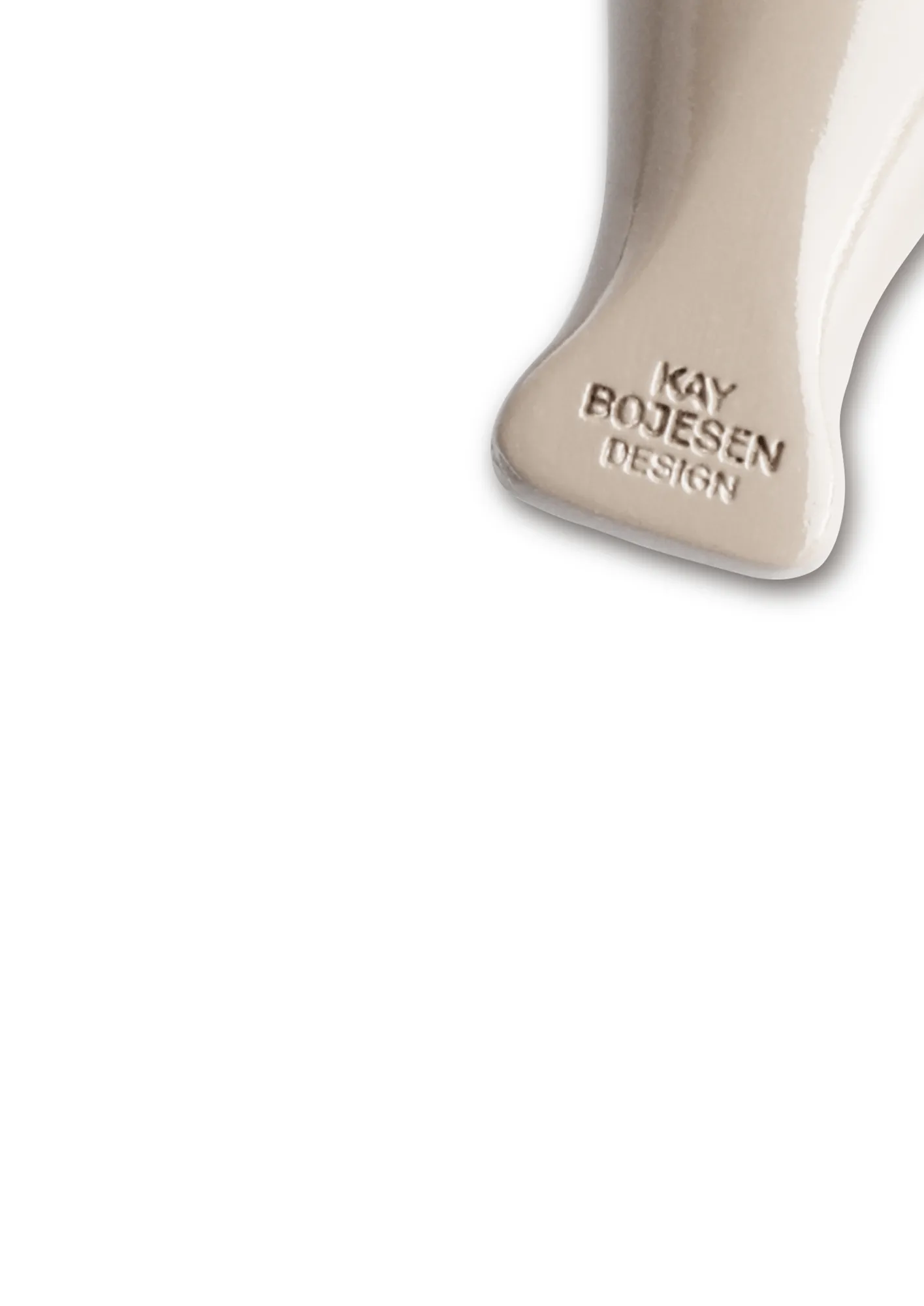 Kaj Bojesen bird keyring, Bordeaux, natural leather Kay Bojesen Denmark