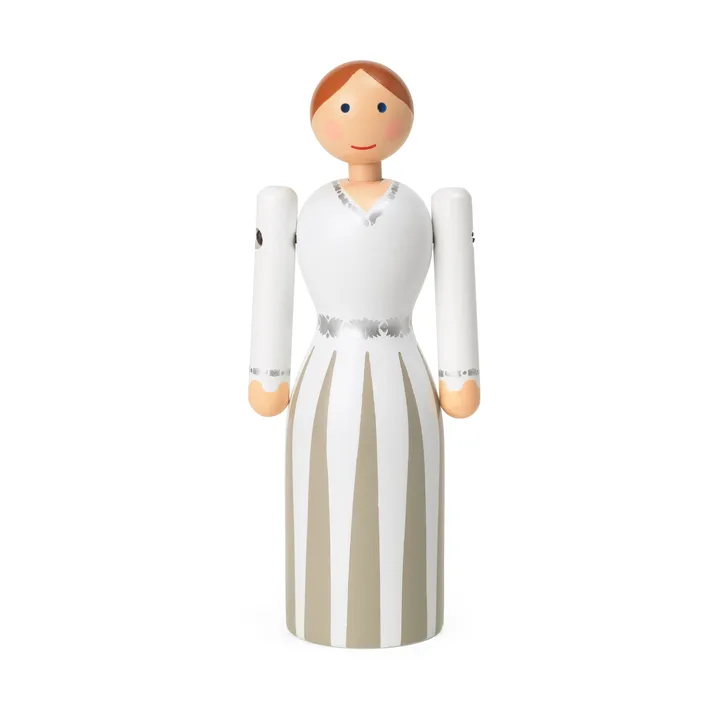 Kay Bojesen bride - Blue-black-white, 12 cm - Kay Bojesen Denmark
