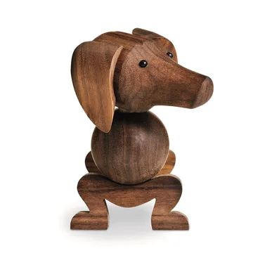 Kay Bojesen dog 18,5 cm - Walnut - Kay Bojesen Denmark