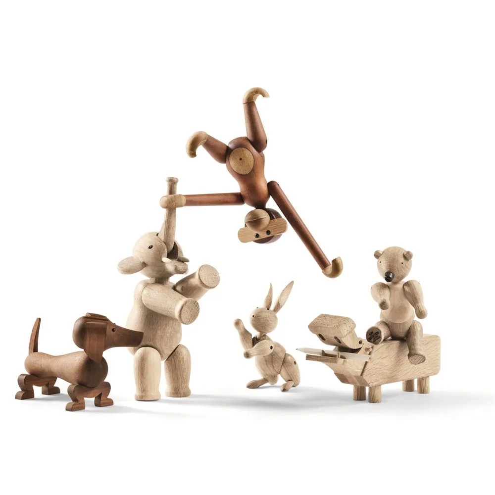 Kay Bojesen dog 18,5 cm, Walnut Kay Bojesen Denmark