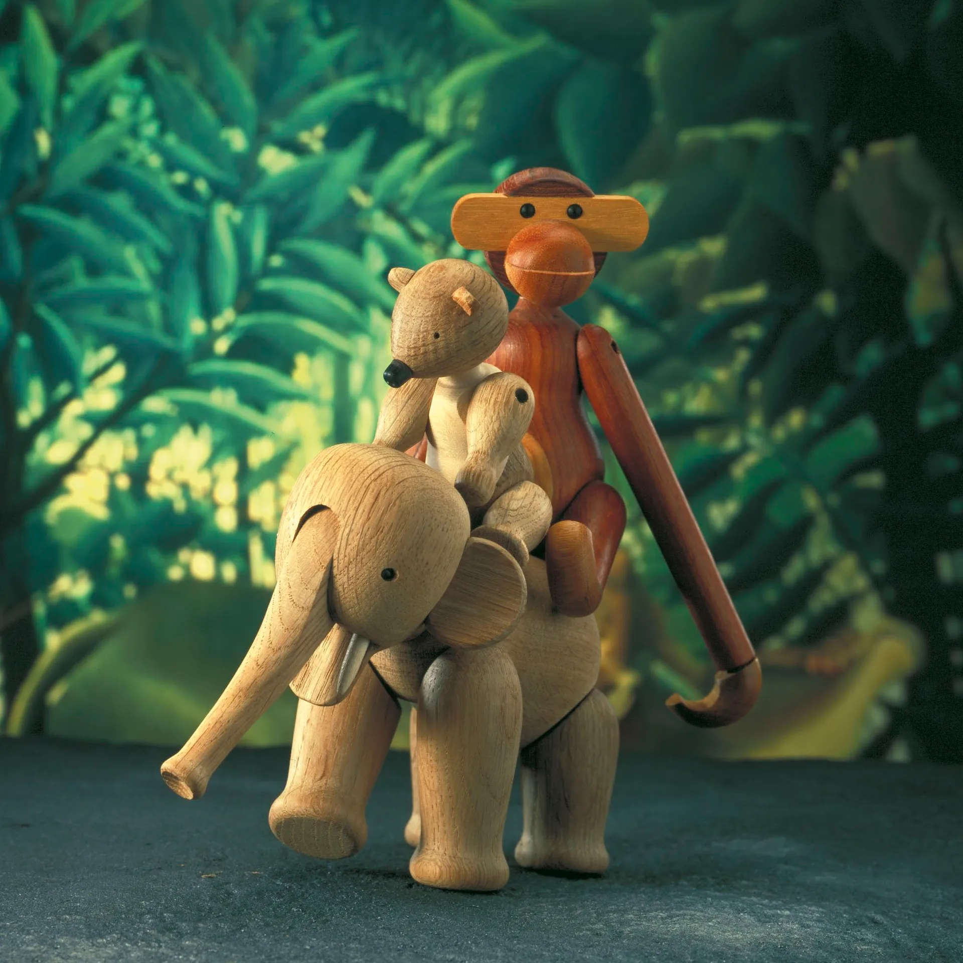 Kay Bojesen elephant small, Oak Kay Bojesen Denmark