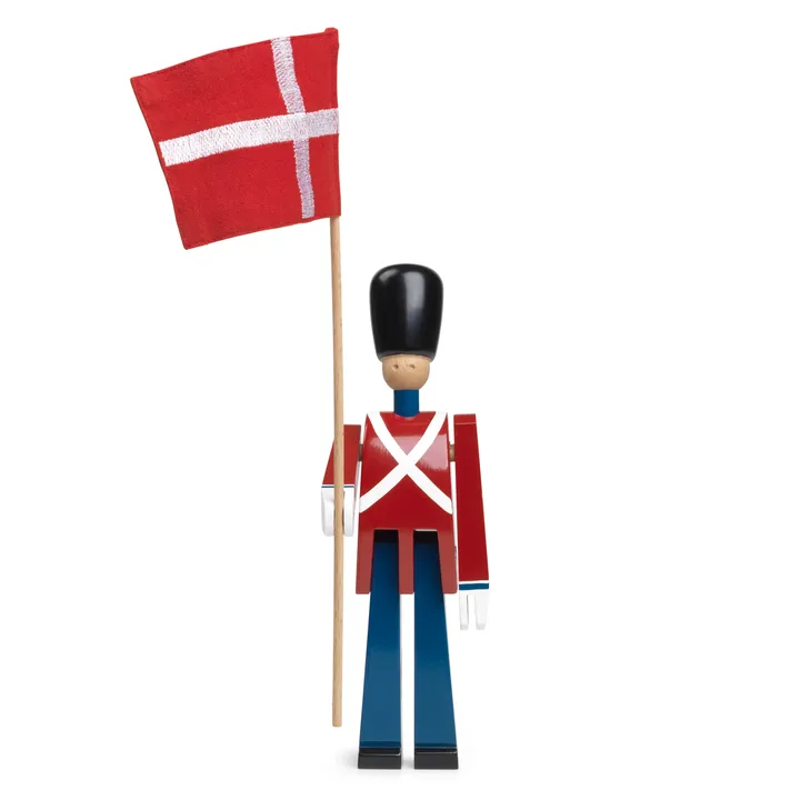 Kay Bojesen guard with textile flag - 29,5 cm - Kay Bojesen Denmark