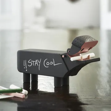 Kay Bojesen hippo chalk board color - Black - Kay Bojesen Denmark