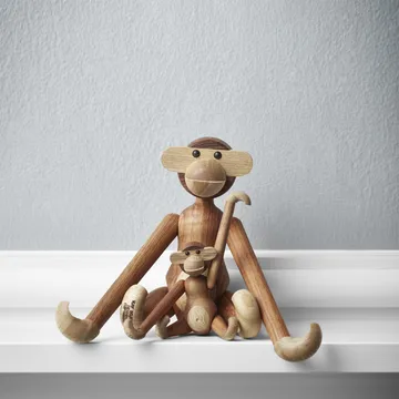 Kay Bojesen monkey mini - Teak-limba tree - Kay Bojesen Denmark