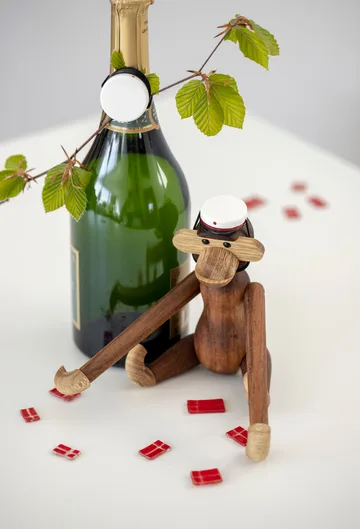 Kay Bojesen monkey with red student cap - Kay Bojesen Denmark