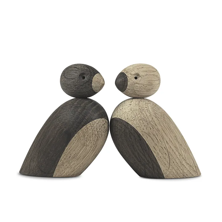 Kay Bojesen sparrows 2-pack - Oak - Kay Bojesen Denmark