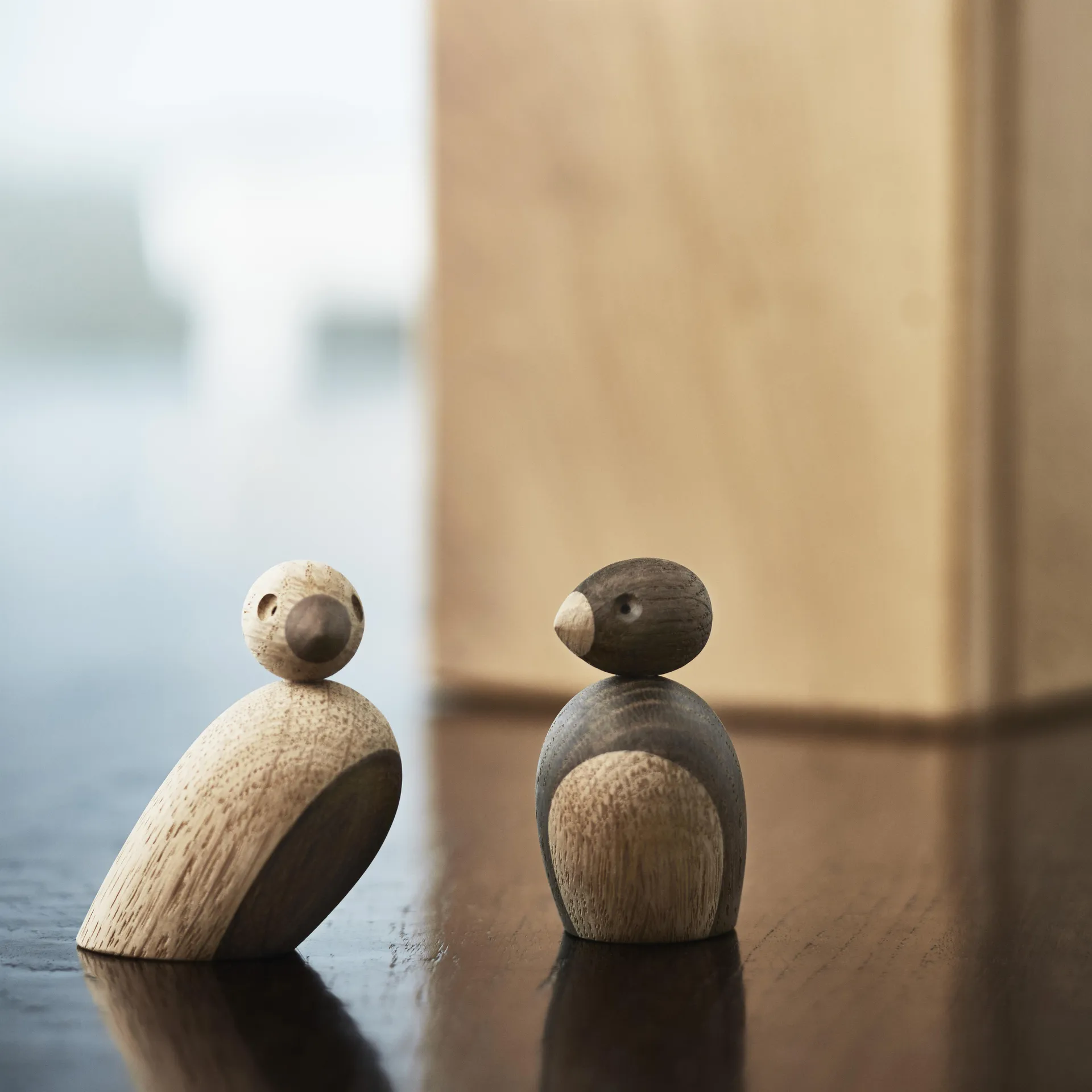 Kay Bojesen sparrows 2-pack, Oak Kay Bojesen Denmark