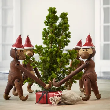 Small monkey with Christmas hat - Kay Bojesen Denmark