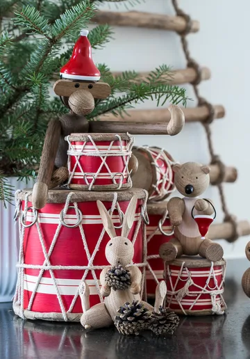 Small monkey with Christmas hat - Kay Bojesen Denmark