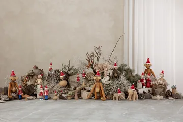 Small monkey with Christmas hat - Kay Bojesen Denmark