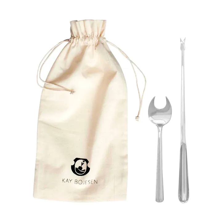 Grand Prix sea food cutlery 8 pieces - Polished steel - Kay Bojesen