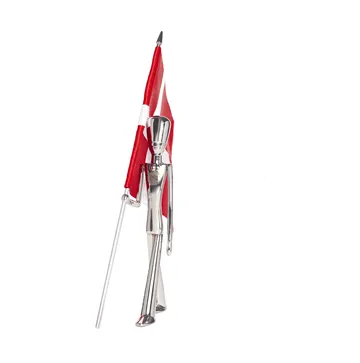 Royal Guard x DBU figurine 18 cm - Polished steel - Kay Bojesen
