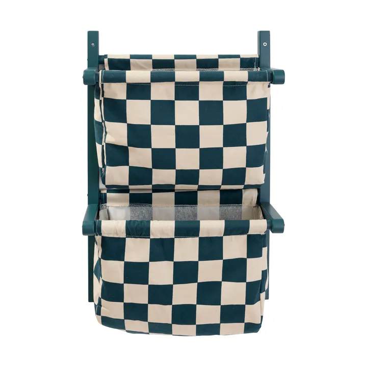 Bag shelf, grid - Teal, 40x19x60 cm - Kid's Concept