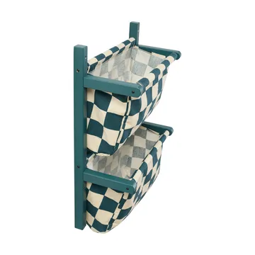 Bag shelf, grid - Teal, 40x19x60 cm - Kid's Concept