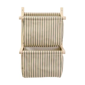 Bag shelf, striped - Green, 40x19x60 cm - Kid's Concept