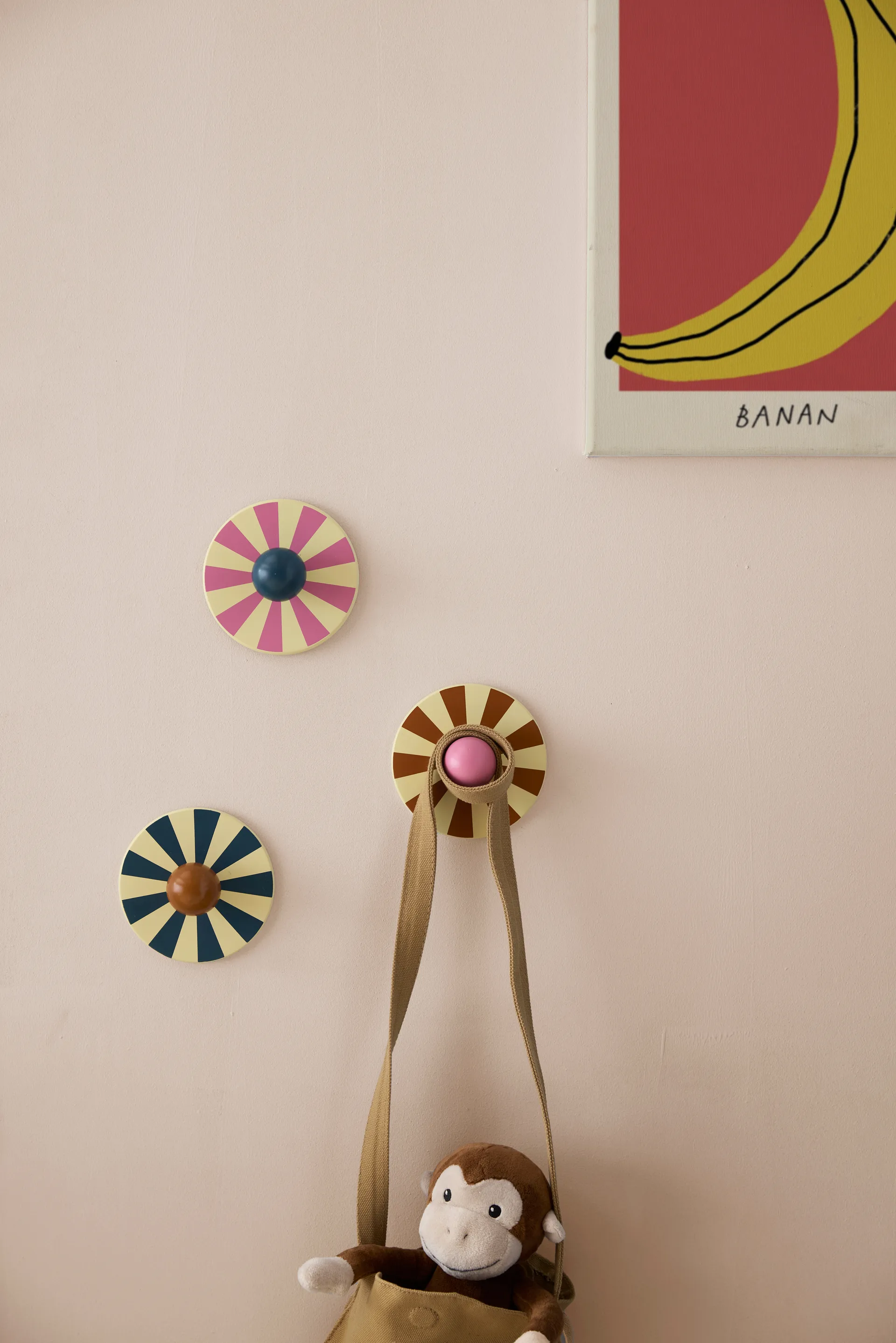 Circus hook 3 pieces, Multi, Ø10x4.4 cm Kid's Concept
