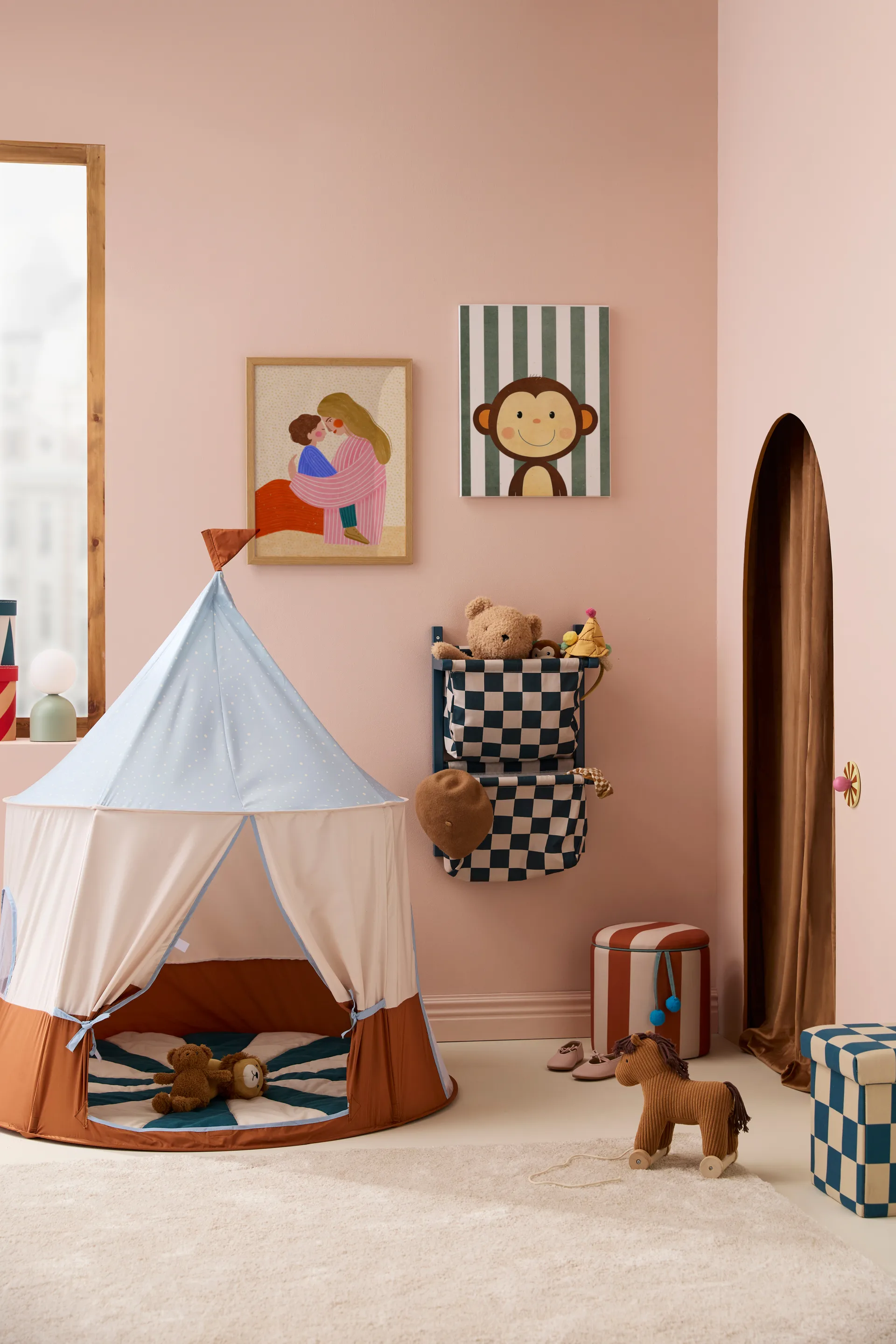 Circus tent, Blue, Ø115x120 cm Kid's Concept
