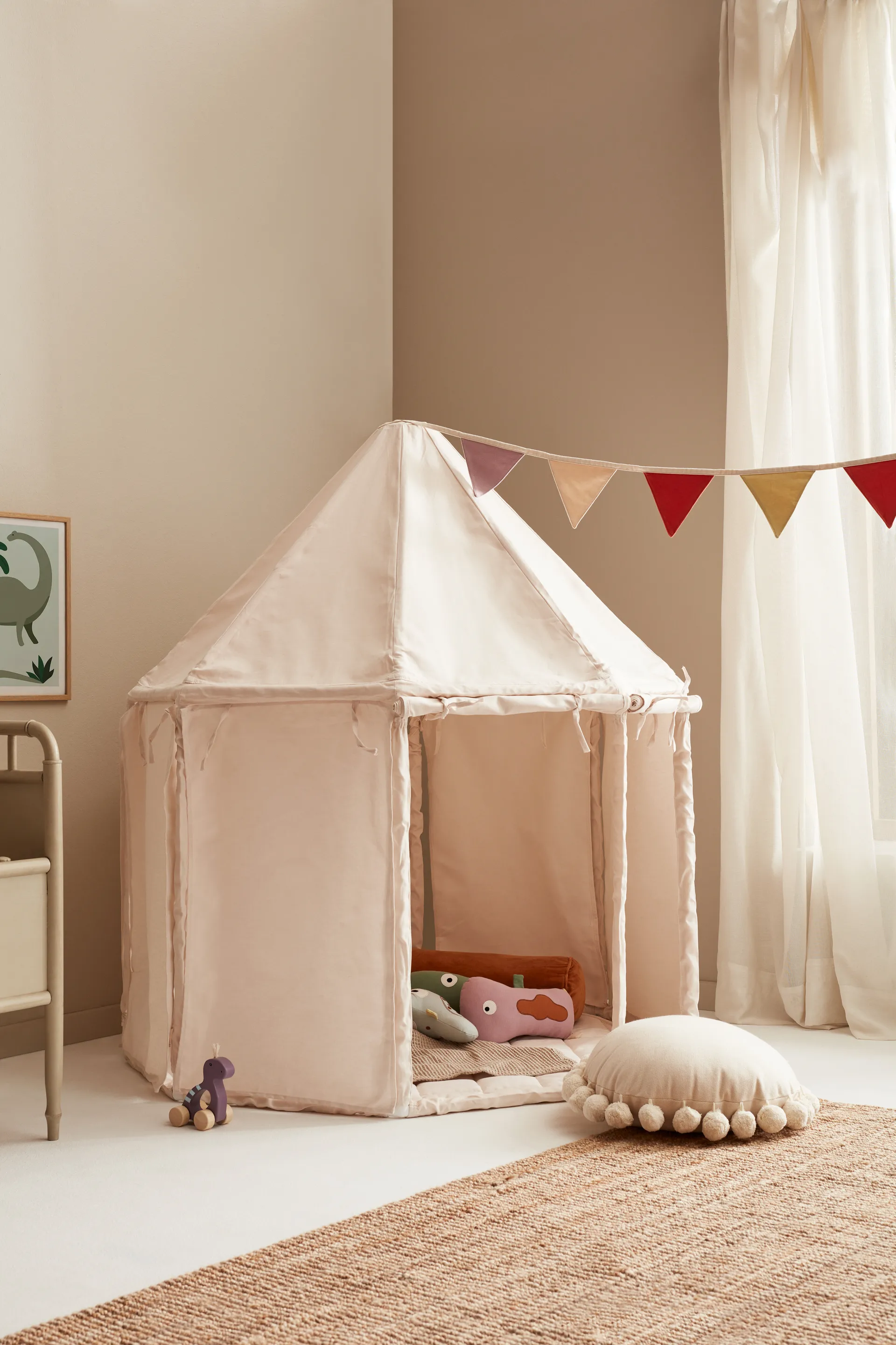Kid's Base circus tent, Natural white Kid's Concept