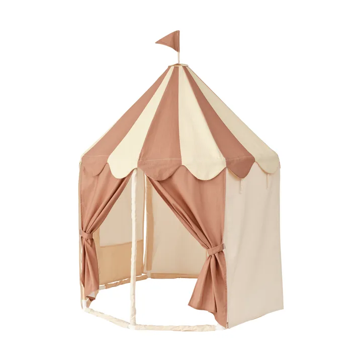 Kid's Base circus tent - Stripe brown - Kid's Concept