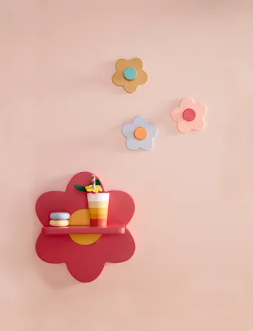 Kid's Base flower hook 3-piece - Multi - Kid's Concept