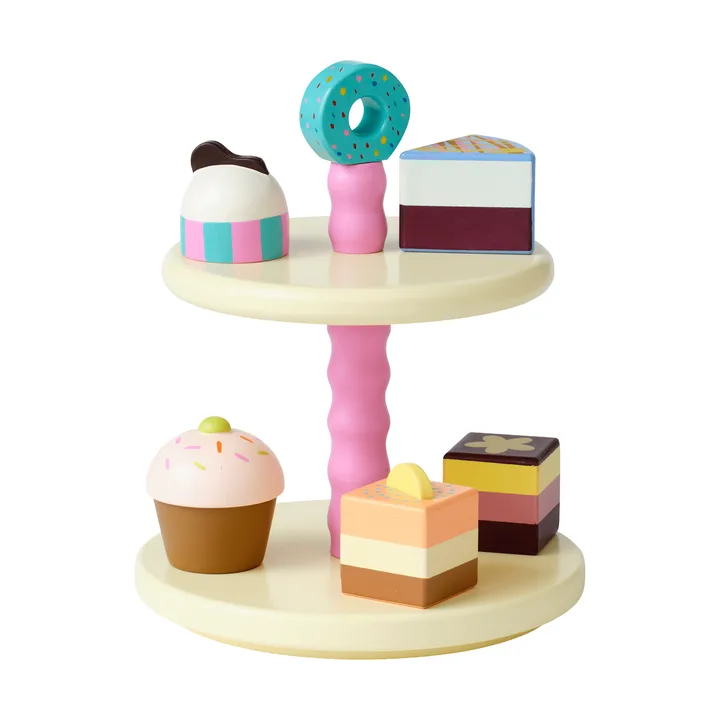 Kid's Concept cake stand with cakes - 9 parts - Kid's Concept