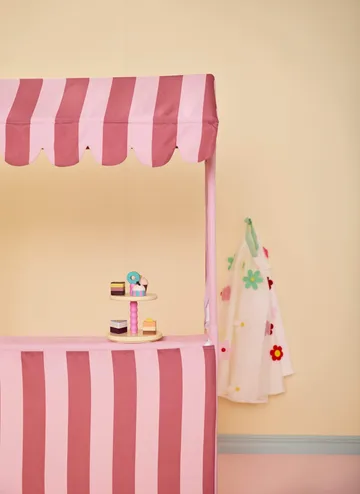 Kid's Concept market stall - Brown-pink - Kid's Concept