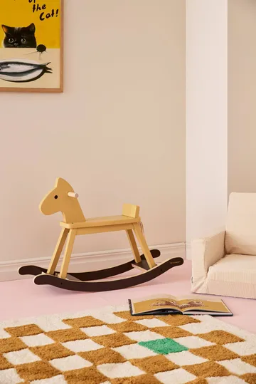 Kid's Concept rocking horse - Honey yellow - Kid's Concept
