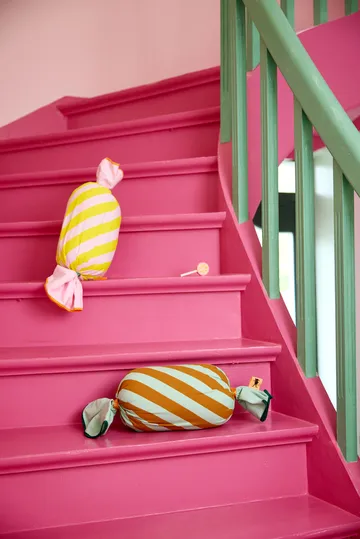 Pippi caramel cushion - Pink - Kid's Concept