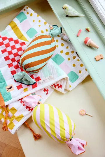 Pippi caramel cushion - Pink - Kid's Concept