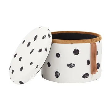 Pippi pouf with storage Ø40x30.5 cm - Multi - Kid's Concept