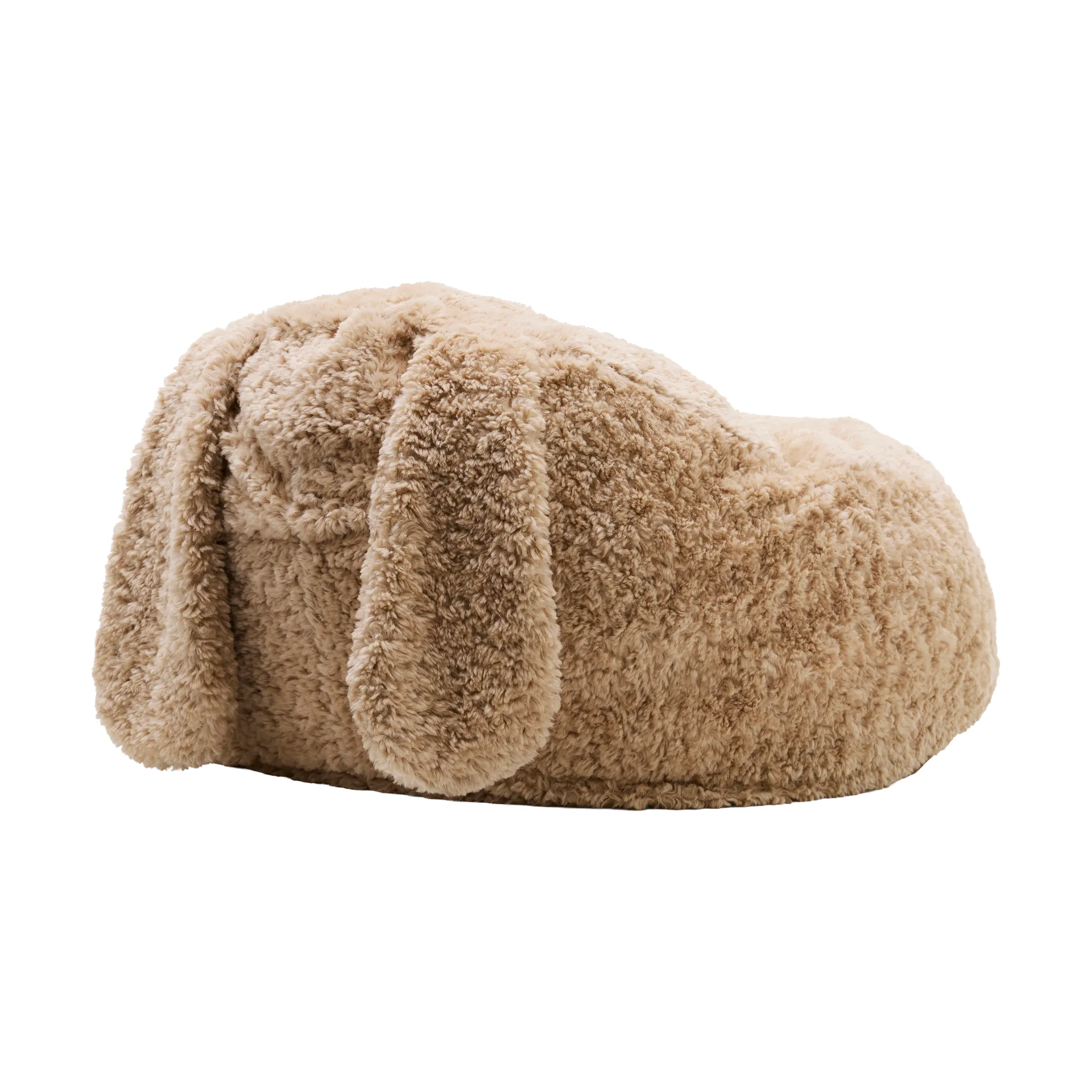 Snuggle bean bag chair, Beige, Ø80x50 cm Kid's Concept