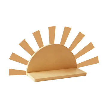 Star shelf circle incl stickers - Mustard - Kid's Concept