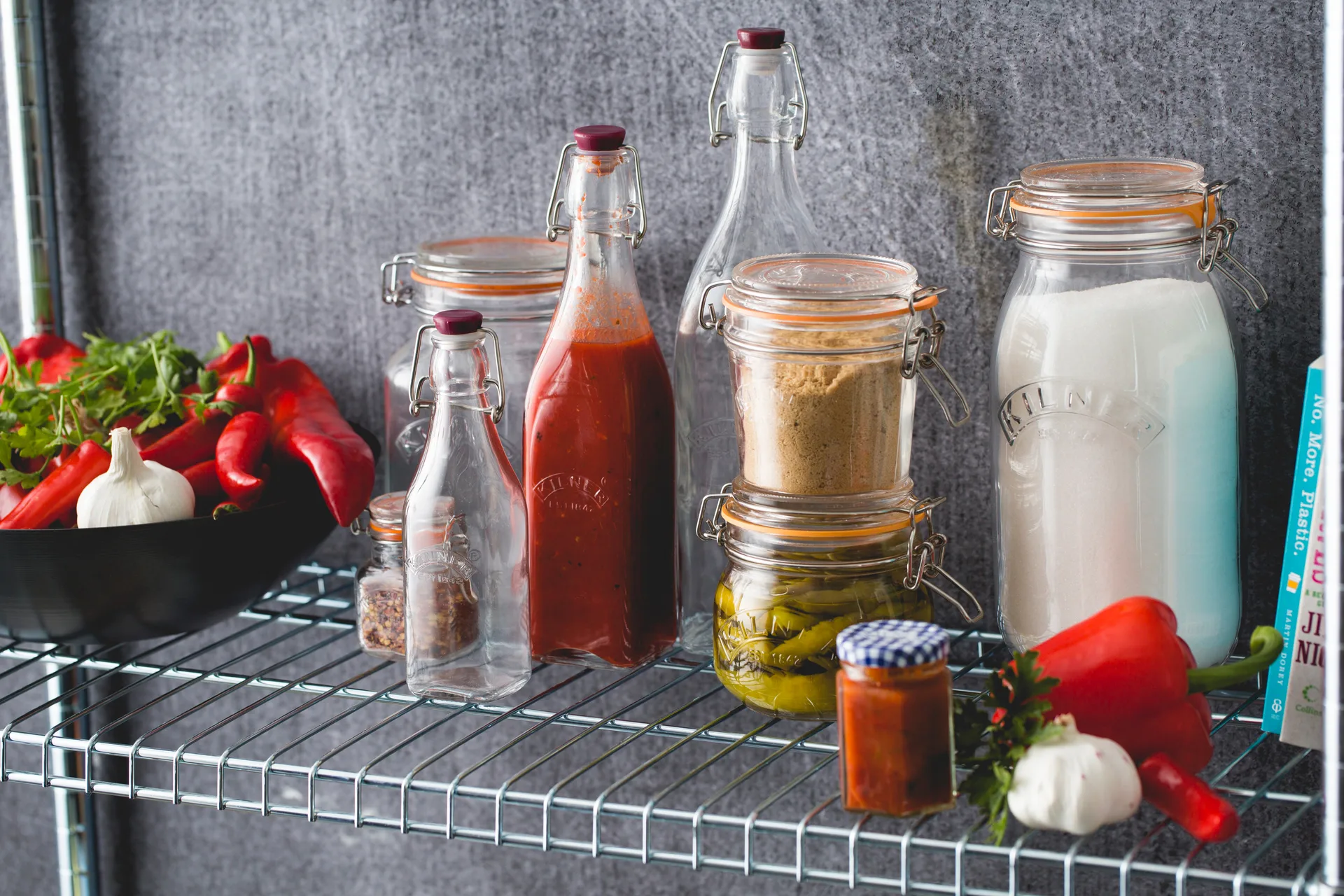 Kilner bottle with swing top, Clear, 0.55 L Kilner