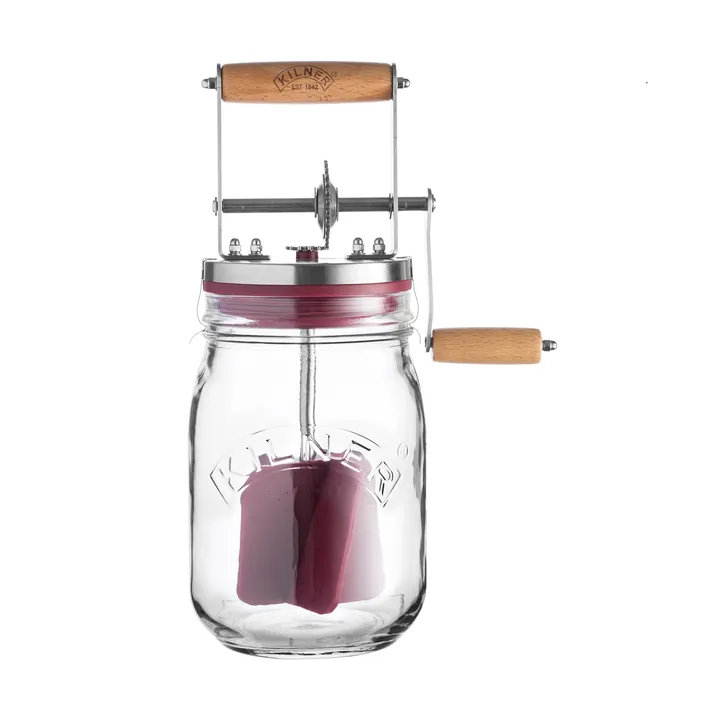 Kilner butter churn - Clear-red, 1 L - Kilner