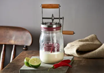 Kilner butter churn - Clear-red, 1 L - Kilner