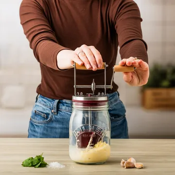 Kilner butter churn - Clear-red, 1 L - Kilner