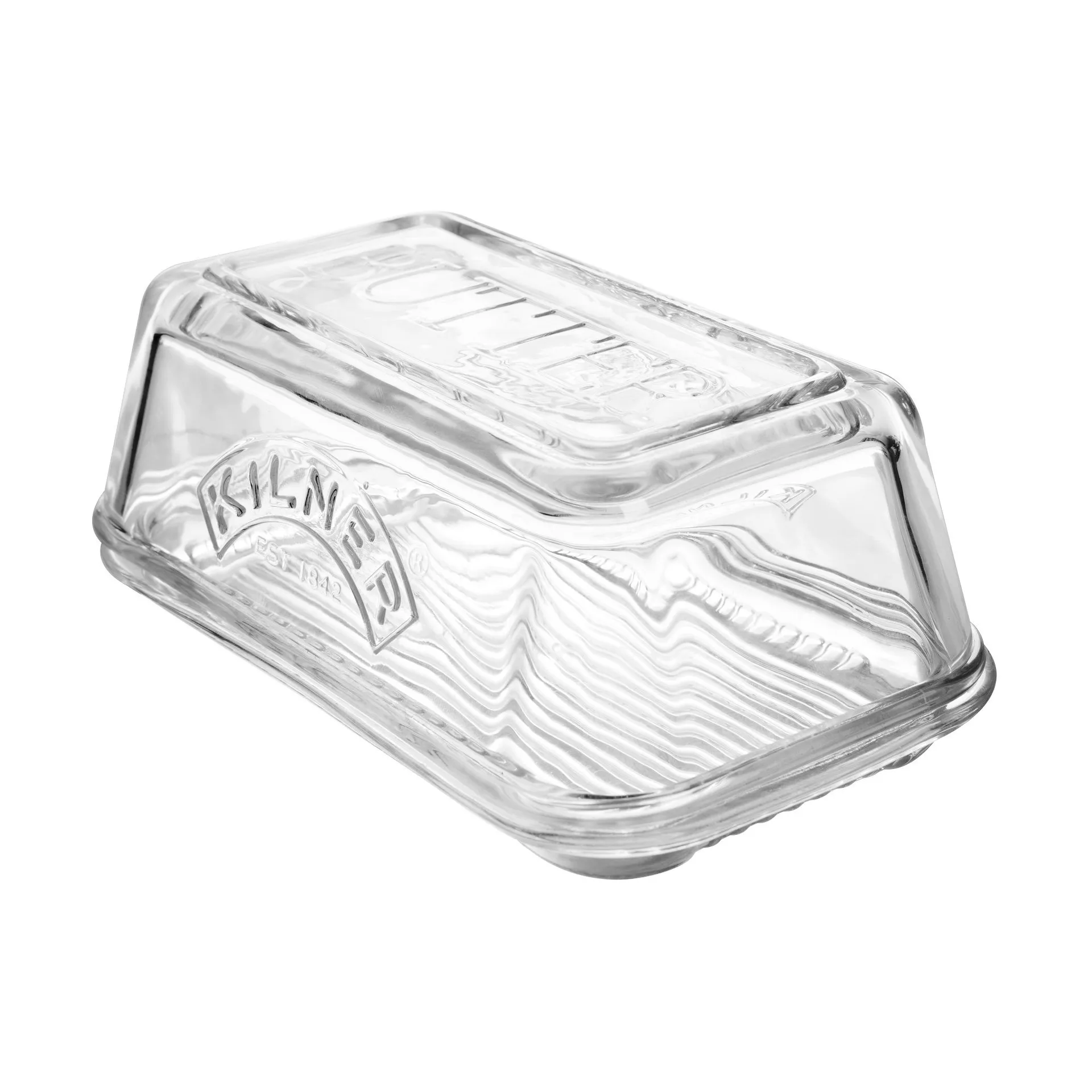 Kilner butter dish, Clear Kilner