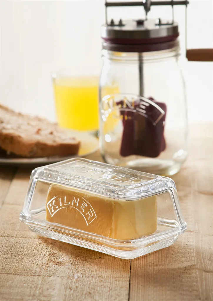Kilner butter dish, Clear Kilner