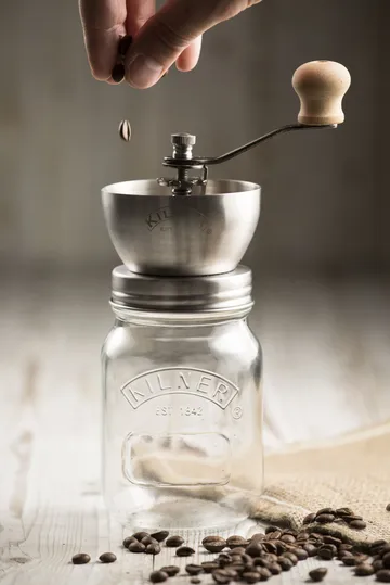 Kilner coffee grinder - Clear-stainless steel, 0.5 L - Kilner