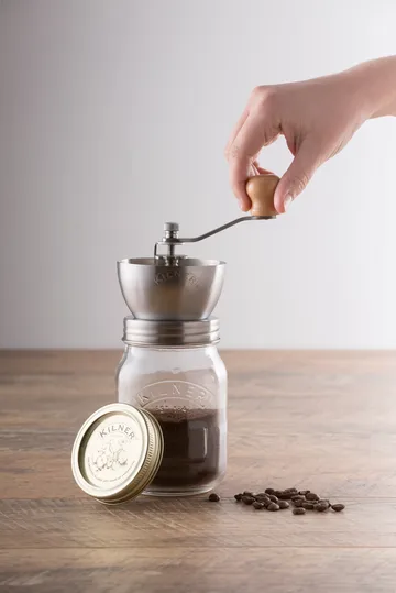 Kilner coffee grinder - Clear-stainless steel, 0.5 L - Kilner