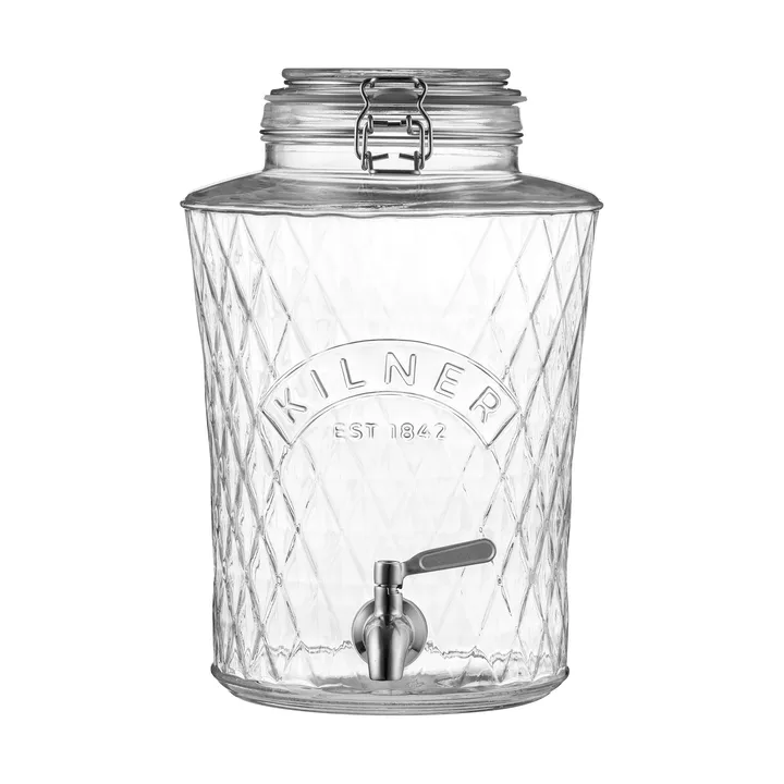 Kilner DIAMANT beverage dispenser with tap - Clear, 5 L - Kilner