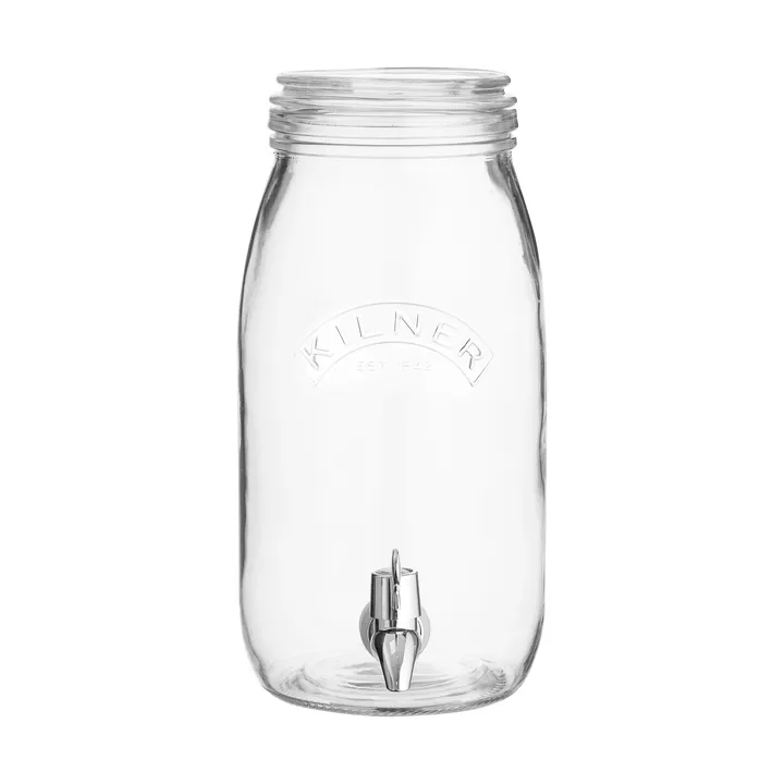 Kilner drinks dispenser with tap - Clear, 3 L - Kilner