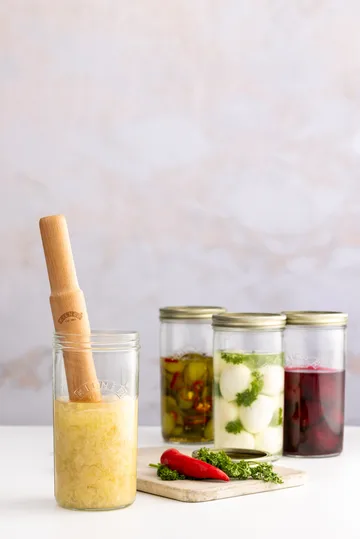 Kilner fermentation tamper - Light wood - Kilner