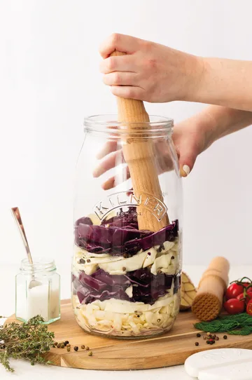 Kilner fermentation tamper - Light wood - Kilner