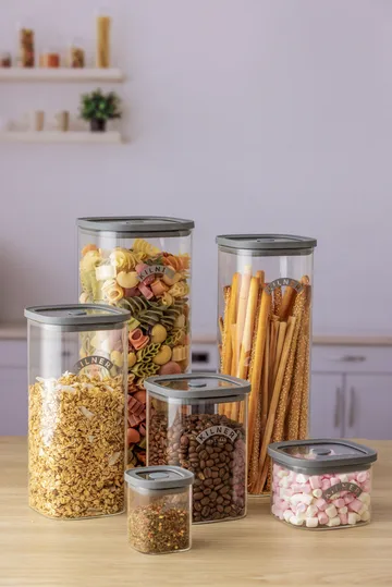 Kilner FRESH storage jar - Clear-grey, 1 L - Kilner