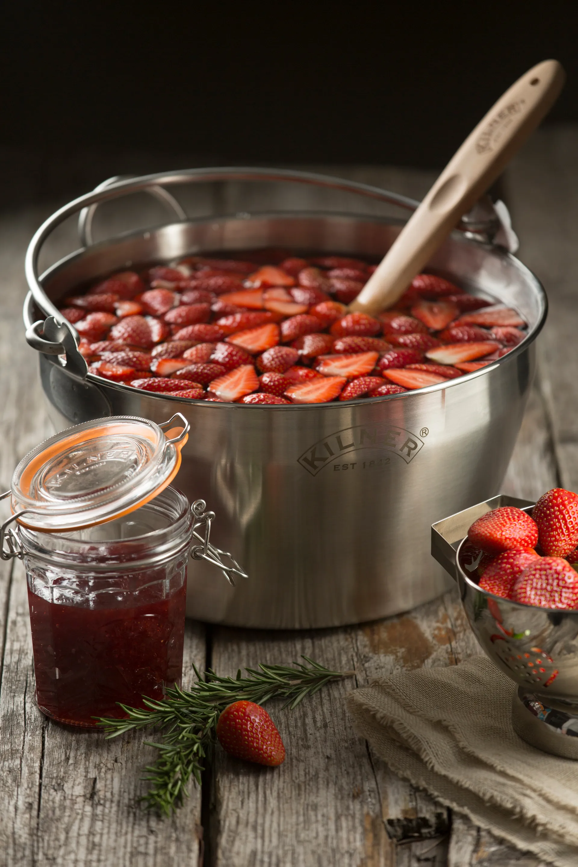 Kilner jam pot, Stainless steel Kilner
