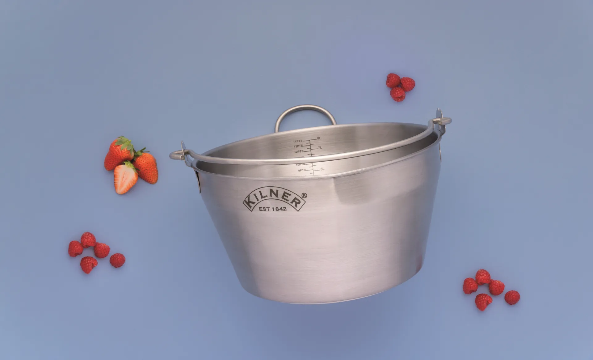 Kilner jam pot, Stainless steel Kilner