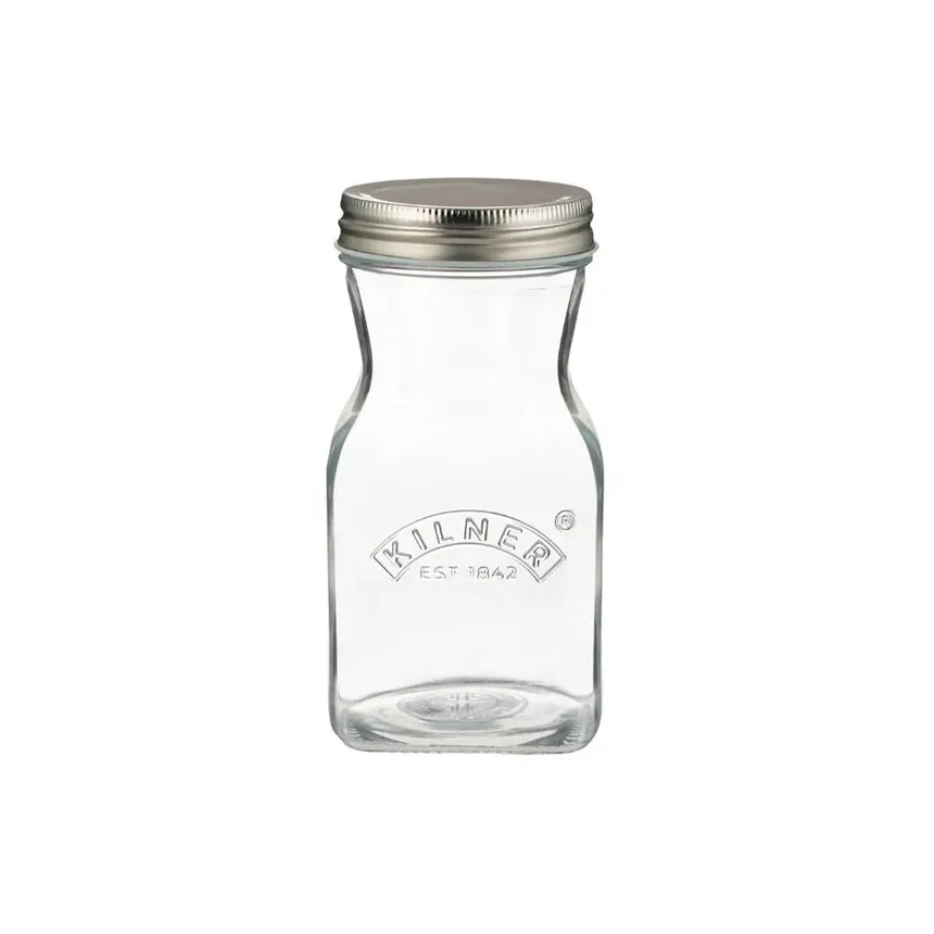 Kilner juice and sauce bottle, Clear-stainless steel, 0.5 L Kilner