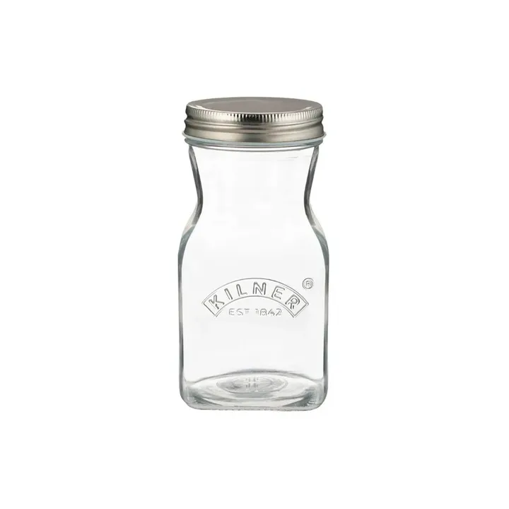 Kilner juice and sauce bottle - Clear-stainless steel, 0.5 L - Kilner